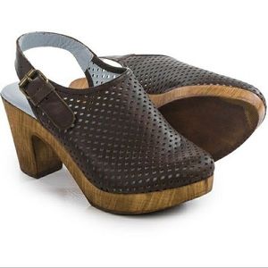 Eric Michael McKenzie Perforated Leather Clog, NEW